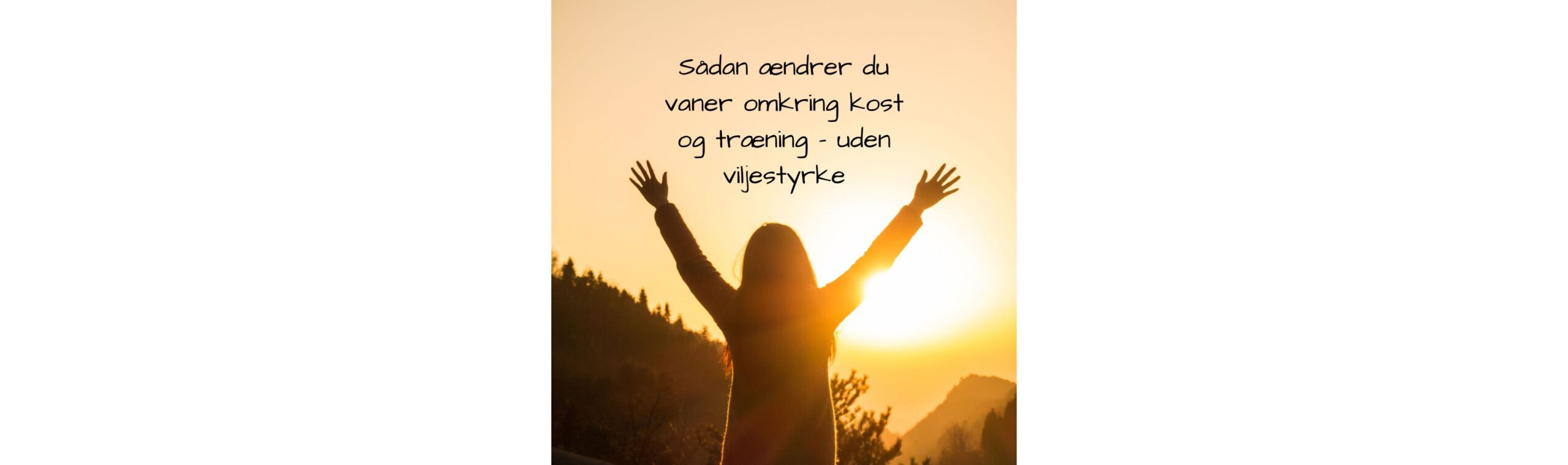 Sådan ændrer du vaner omkring kost og træning – uden viljestyrke